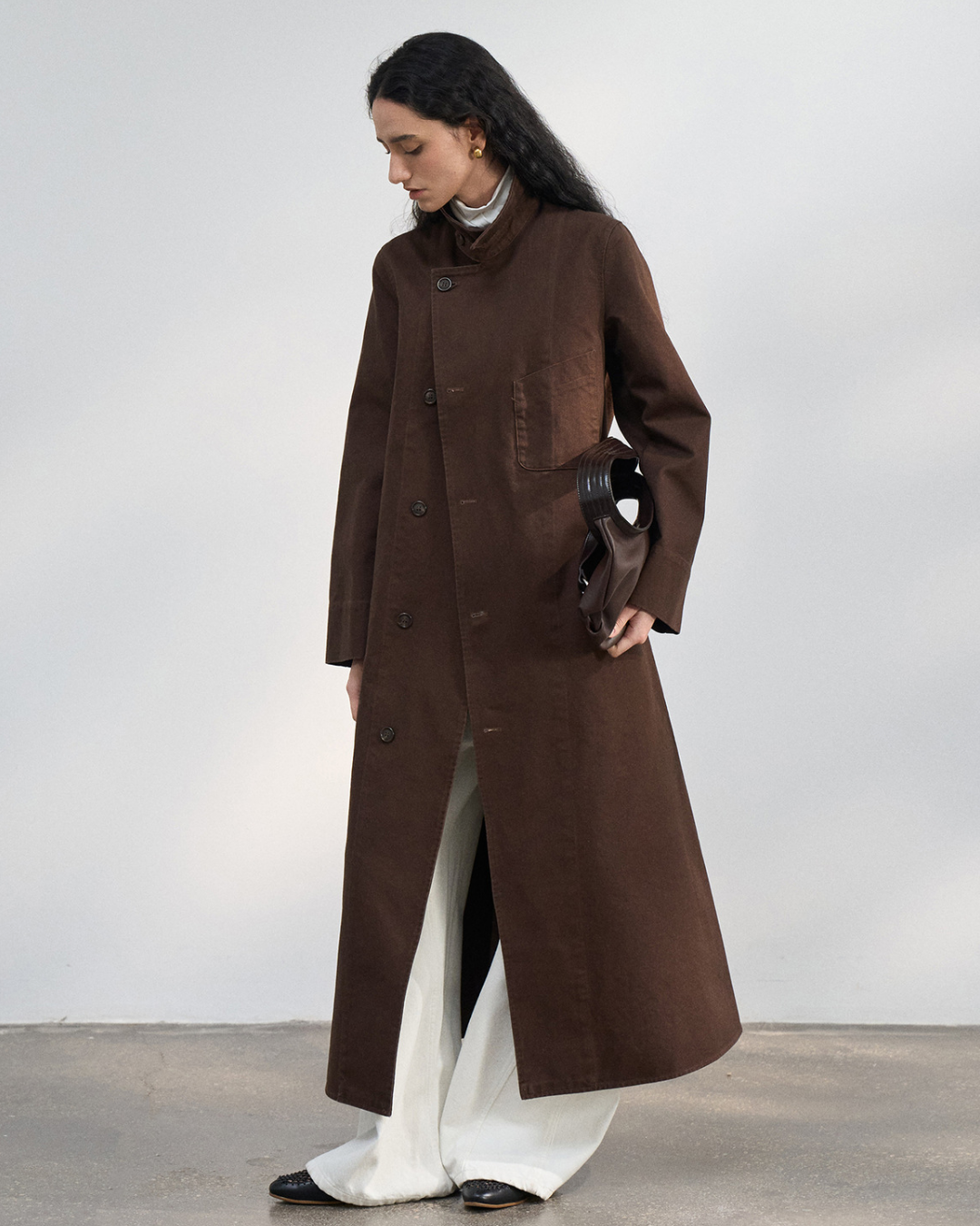 ストラクチャーアーバンロングコート 10444