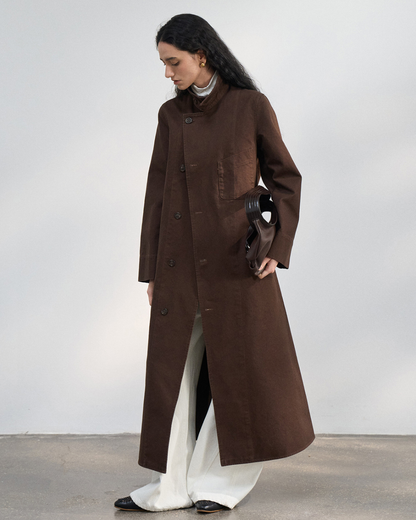 ストラクチャーアーバンロングコート 10444