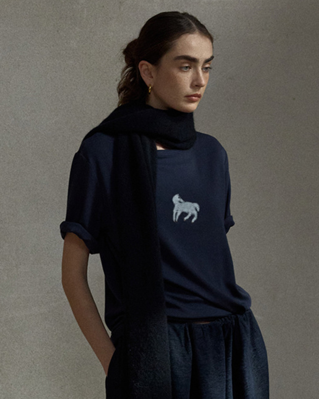 ウォームフェルトカットソー 10490