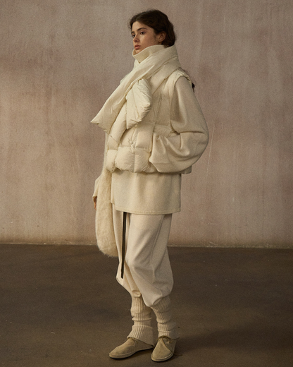 ハイカラーロングスリーブニットプルオーバー 10247