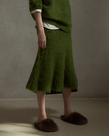 アシンメトリーフィッシュニットスカート 10402