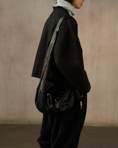 ノーカラーショートジャケット 10245