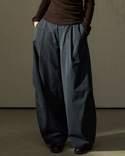 ウエストゴムワイドレッグパンツ 10302