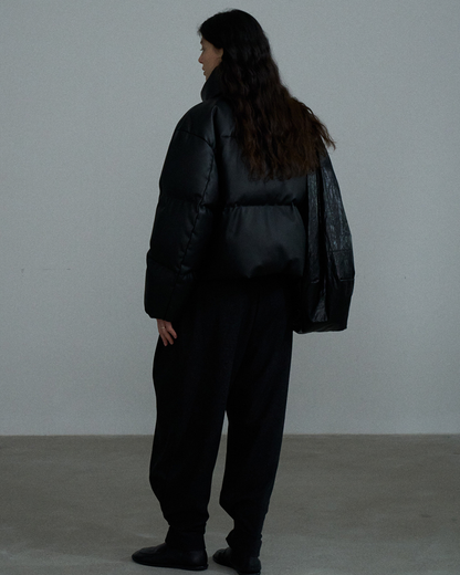 ハイネックコンパクトパファーコート 10373