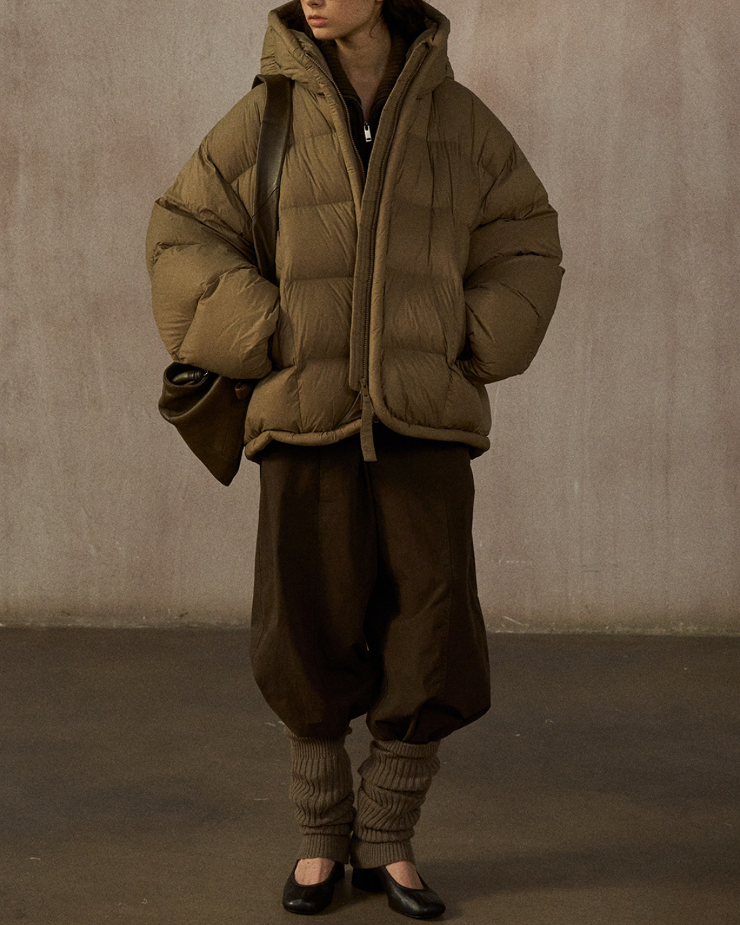 フーディーミディダウンコート 10280