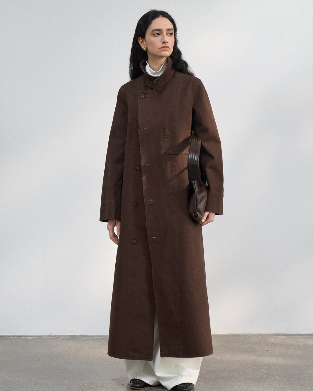 ストラクチャーアーバンロングコート 10444