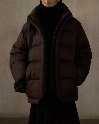 スタンドカラーミディコート 10269