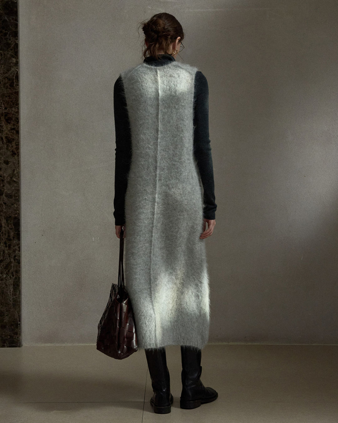 クリーンラインVネックワンピ 10403