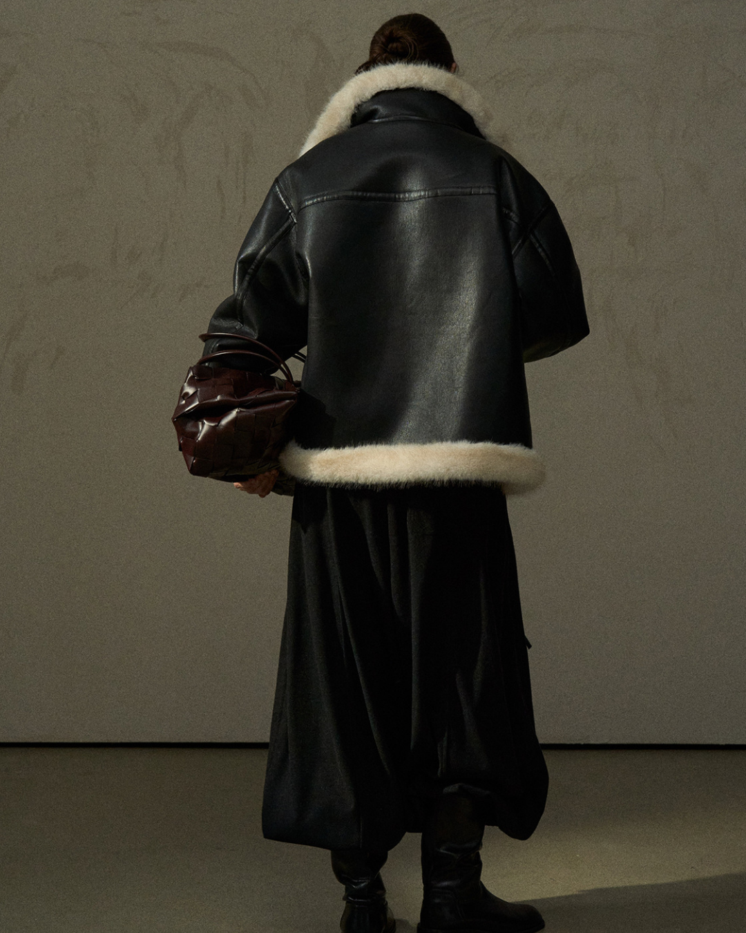 スタンドカラーリバーシブルジャケット 10303