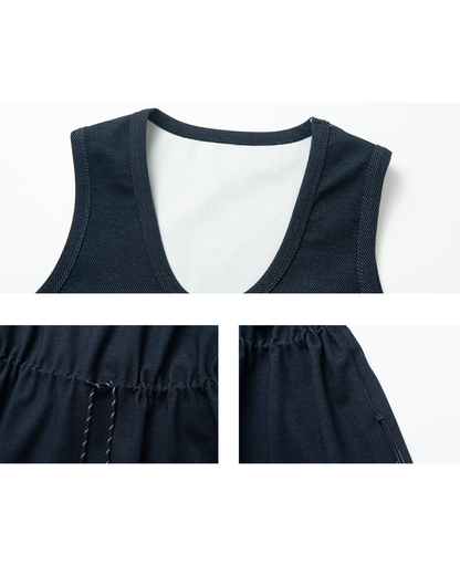 シティドロストベストワンピース 10448