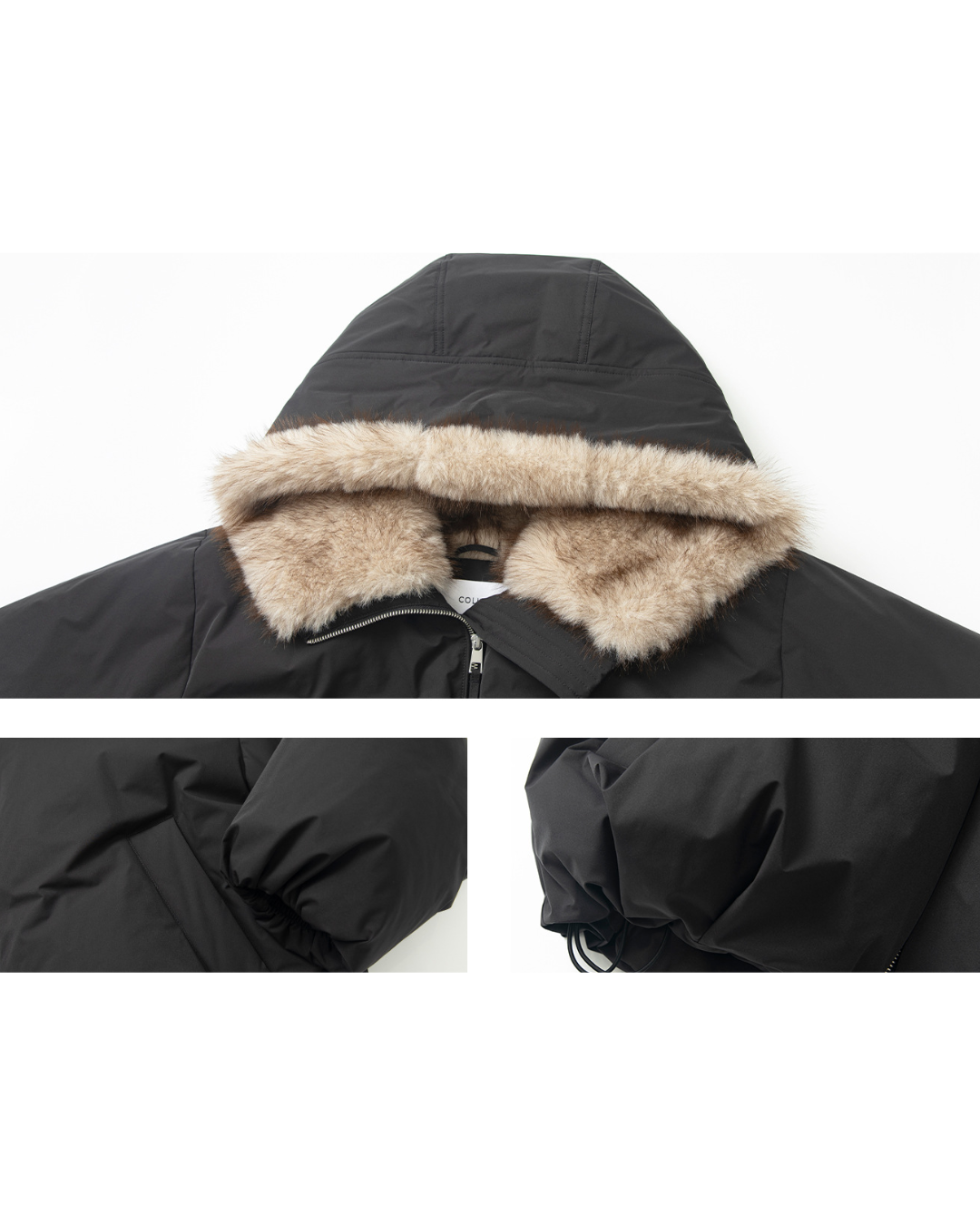 フェイクファーショートコート 10256