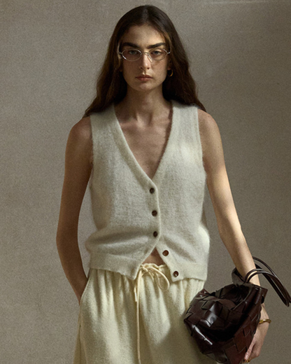 ソフトニットVネックベスト 10492