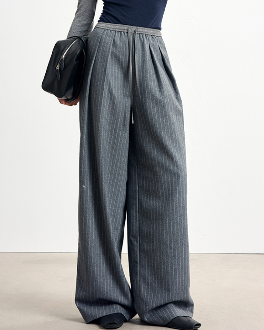 ドローストリングストライプパンツ 10337