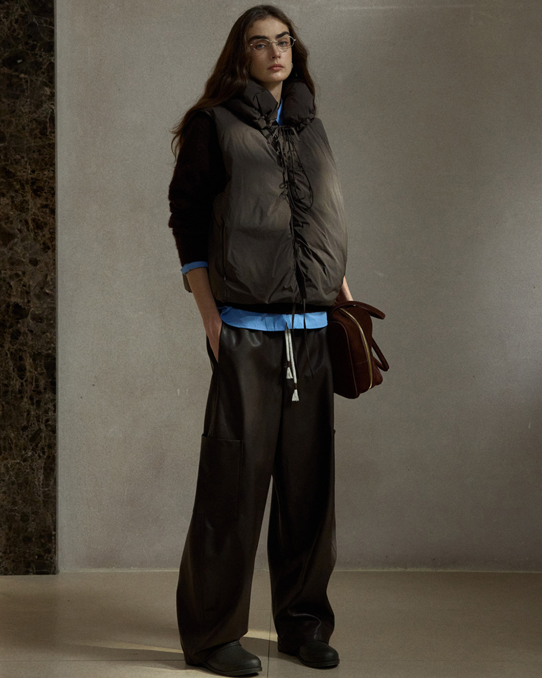 ジオメトリックダウンジレ 10398