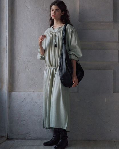 ドロストストラップショルダーワンピース 10166