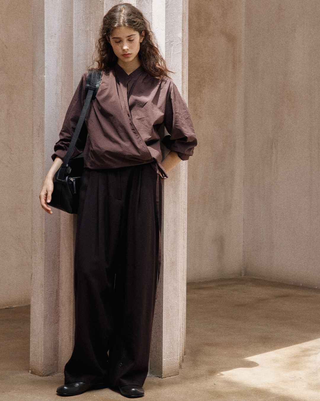 ルーズテーパードカジュアルパンツ 10172