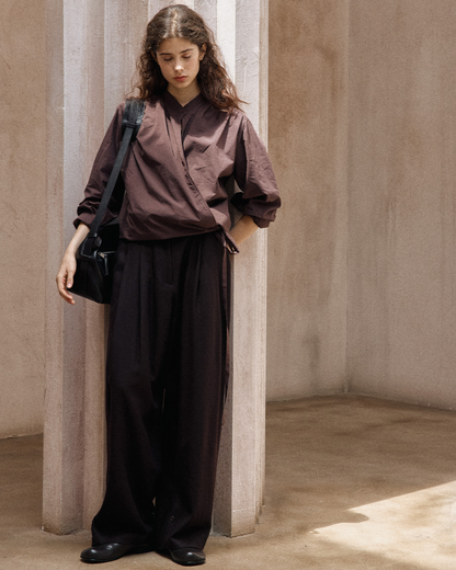 ルーズテーパードカジュアルパンツ 10172