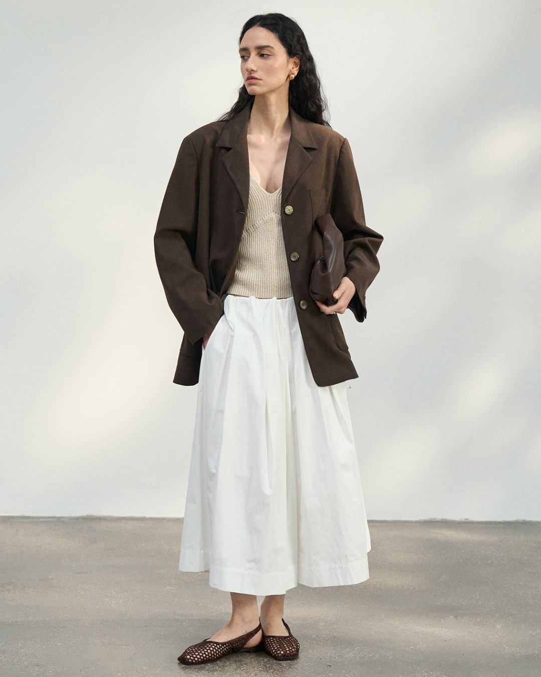 シャープラインスエードテーラード 10459