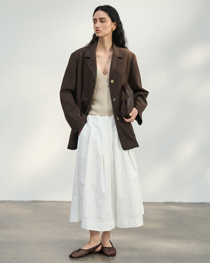 シャープラインスエードテーラード 10459