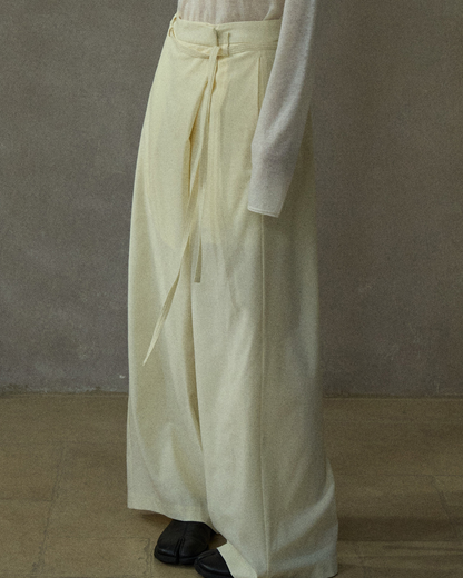 ハイウエストラップカジュアルパンツ 10209