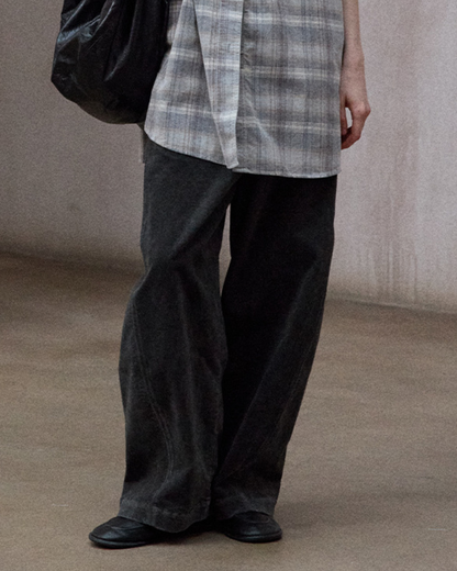 レトロウオッシュシミターカジュアルパンツ 10133