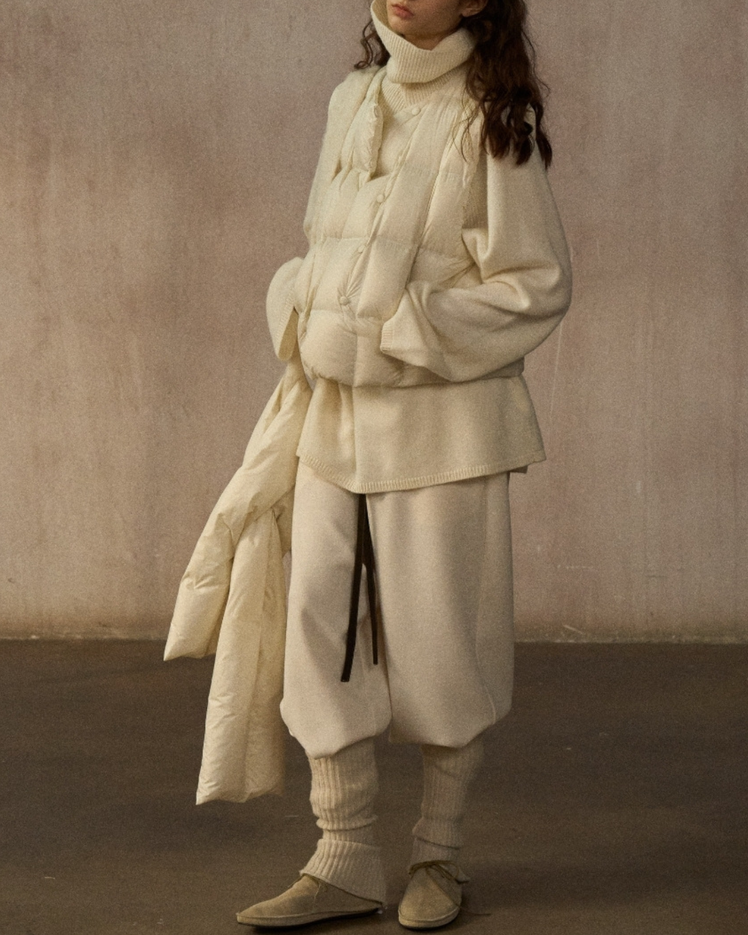 キルティングダウンショートベスト 10242