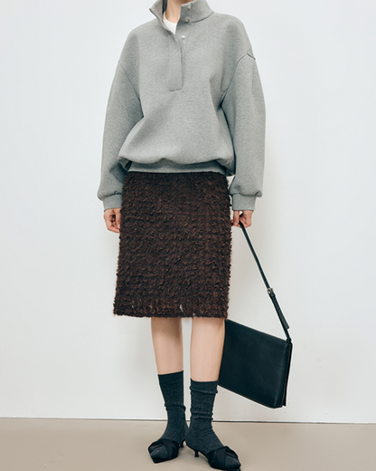 ループヤーンタイトミディスカート 10328