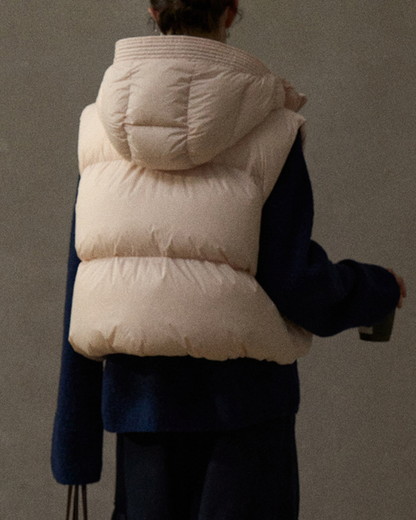 ドローコードフーディーダウンベスト 10258