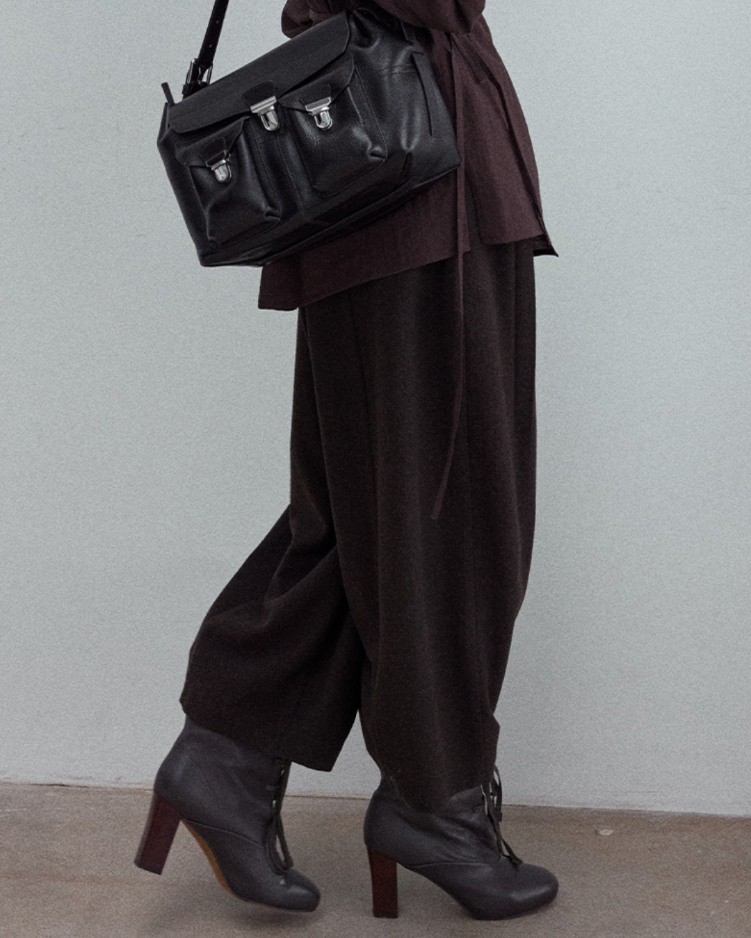 クロップドカーブパンツ 10143