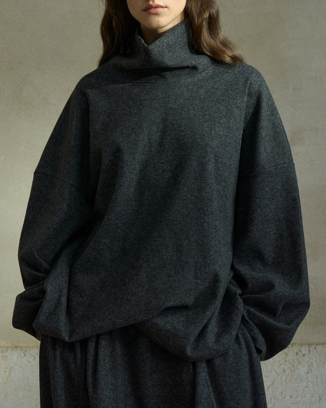 タートルネックオーバープルオーバー 10218