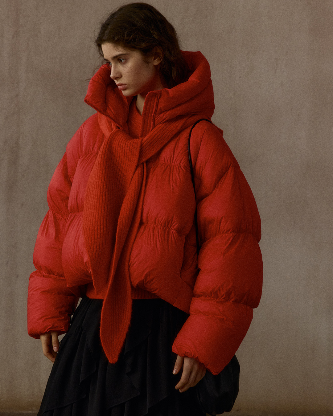 ショートフーディーダウンコート 10304