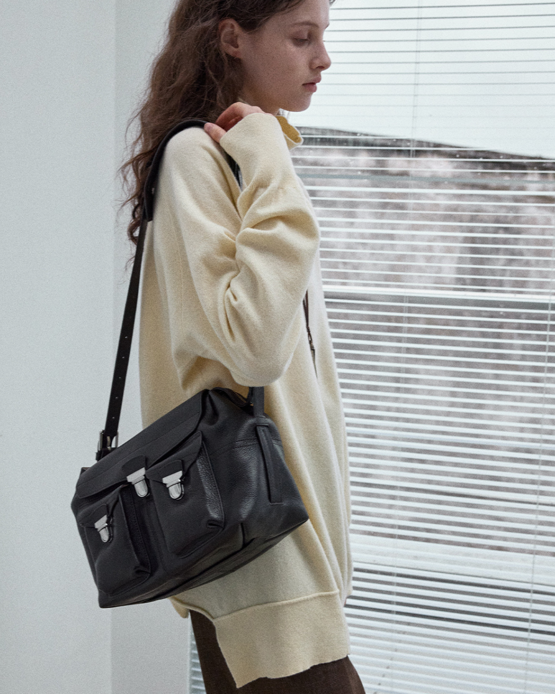 タートルネックロングニットプルオーバー 10149