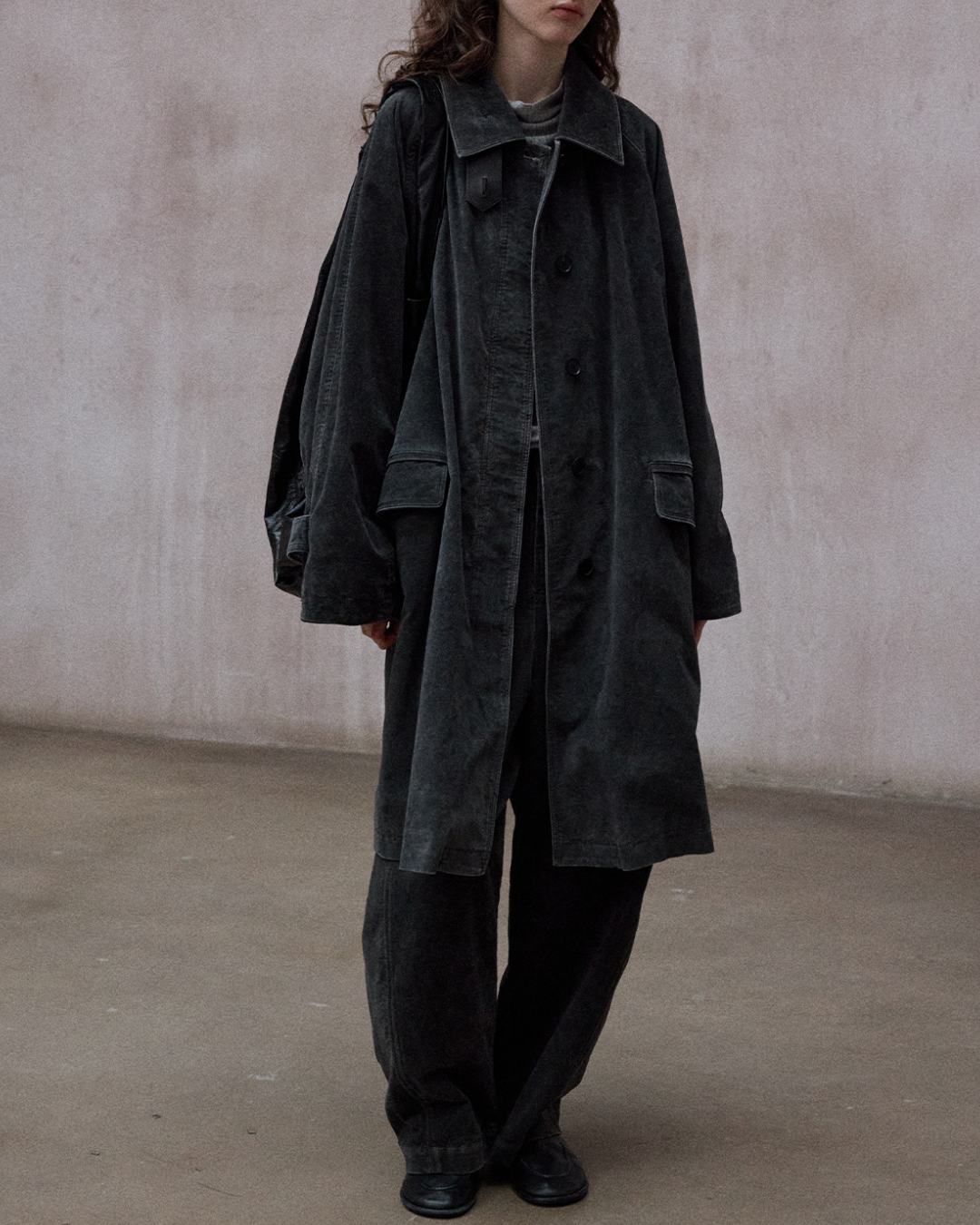 レトロウオッシュシミターカジュアルパンツ 10133