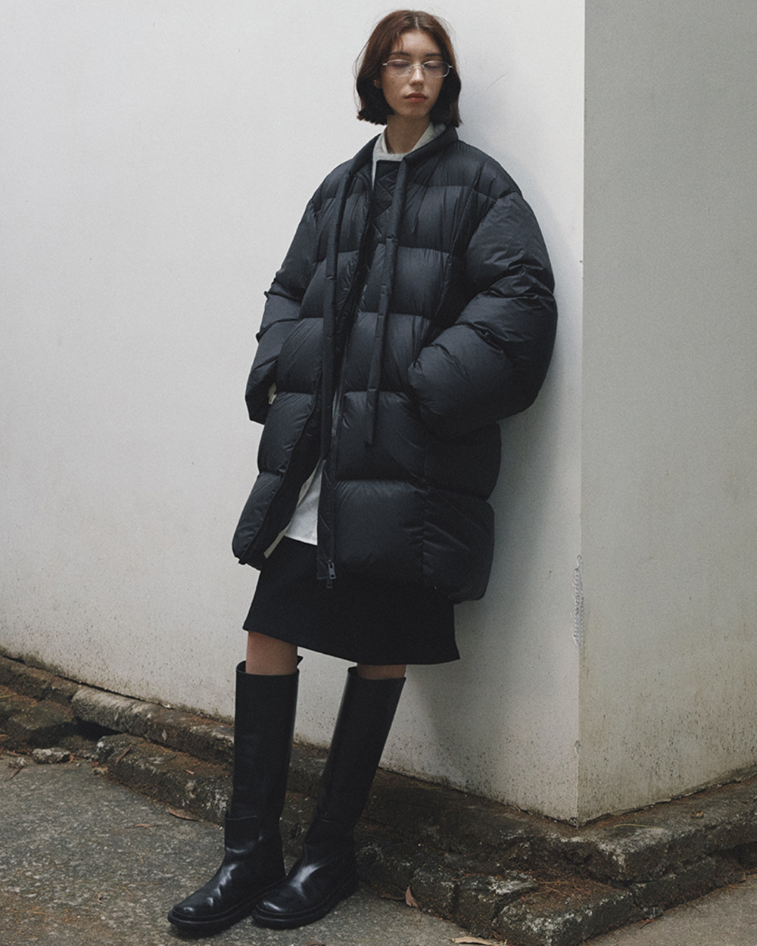 ストラップミドルジップコート 10390