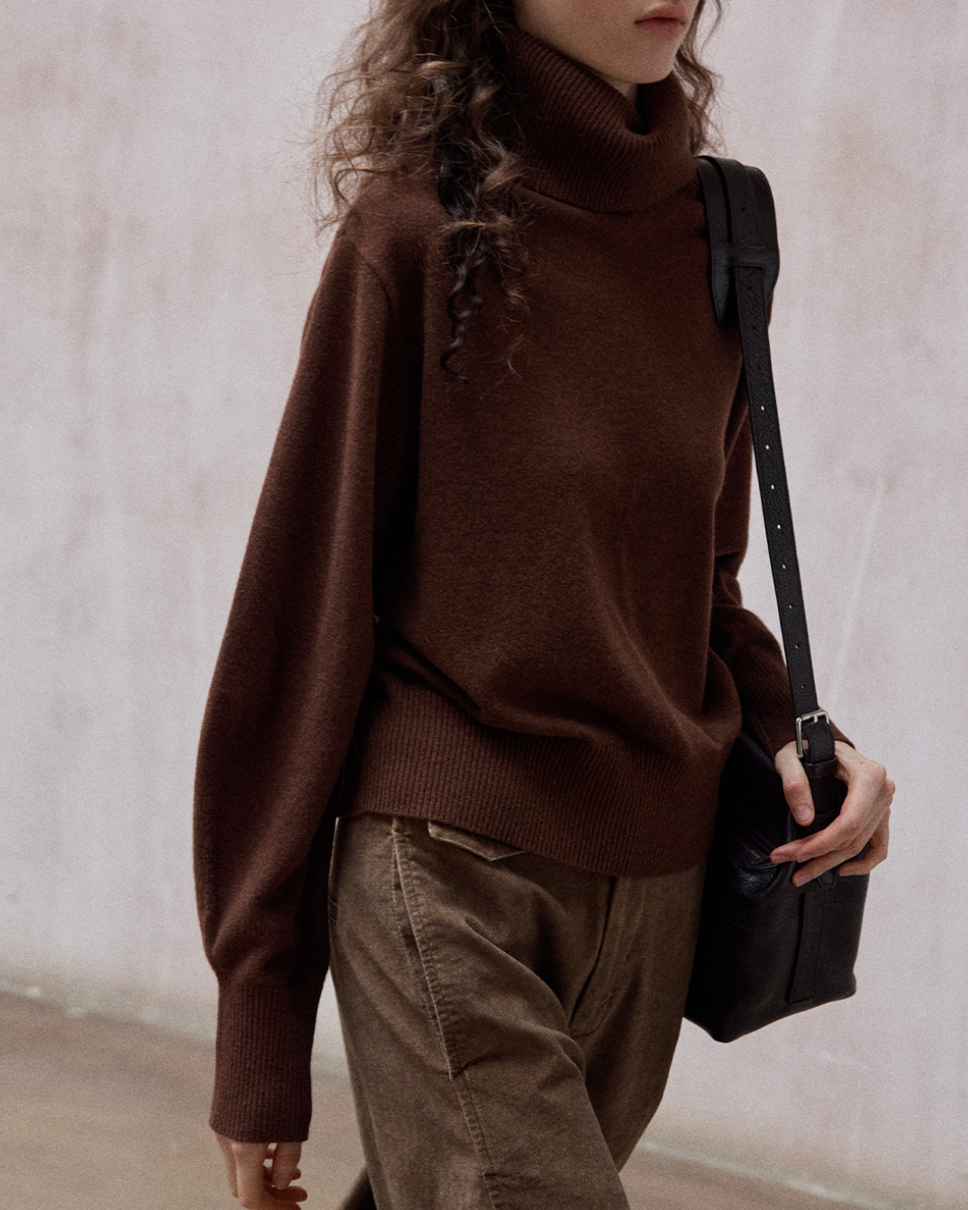 タートルネックウォームトーンニットプルオーバー 10138