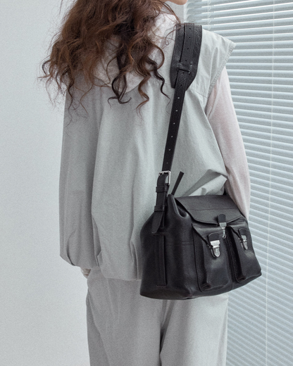 レイヤードジッパーベスト 10182