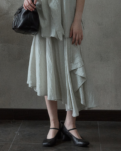 ストラクチャーイレギュラースカート 10504