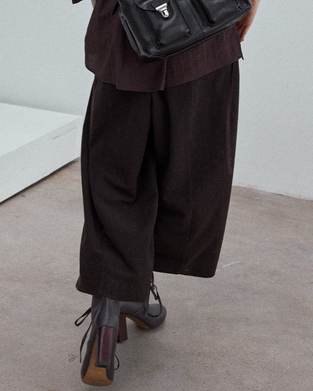 クロップドカーブパンツ 10143