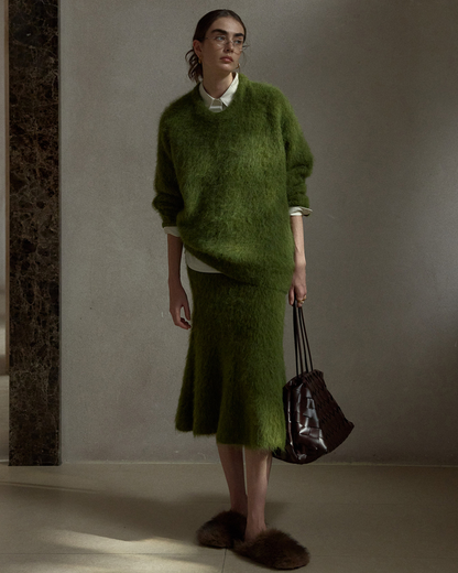 ストラクチャーモードニットプルオーバー 10397