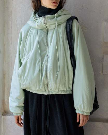 ミディフーディーカジュアルジャケット 10193