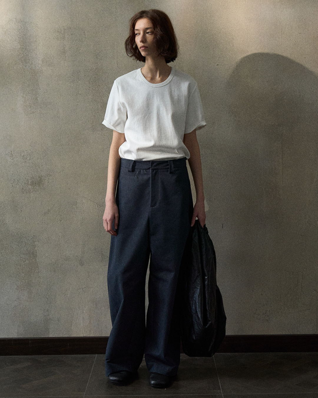 デニムカーブブレードパンツ 10346