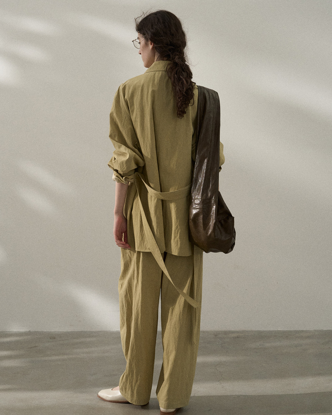 エッジラインテーラードロングジャケット 10366