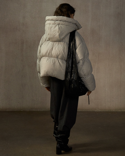 ショートフーディーダウンコート 10254