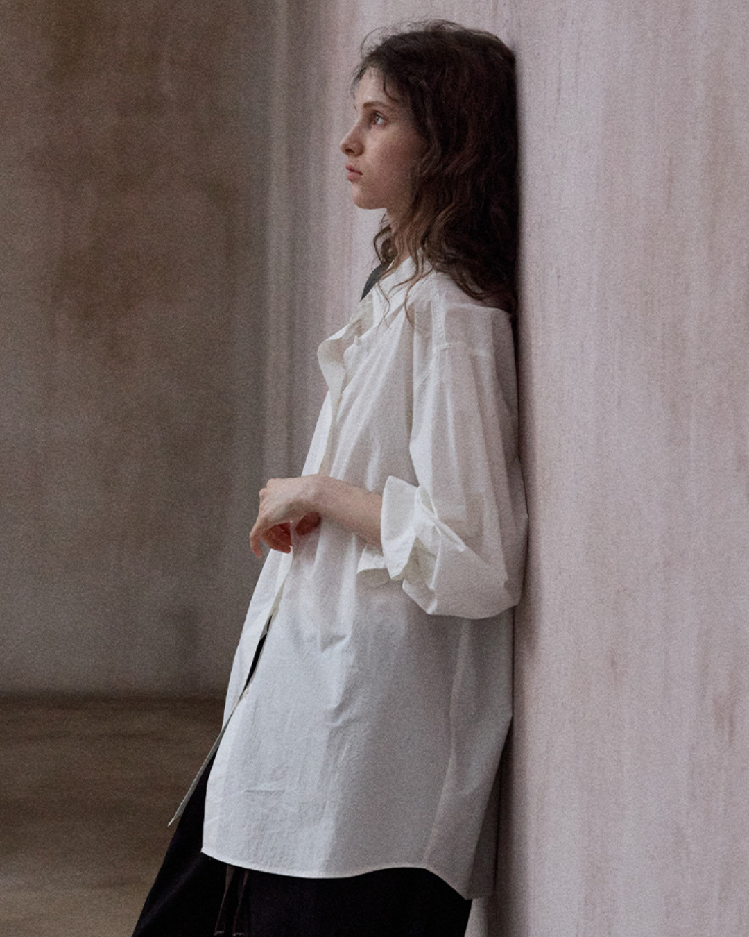 エッジカラーレスシャツ 10374