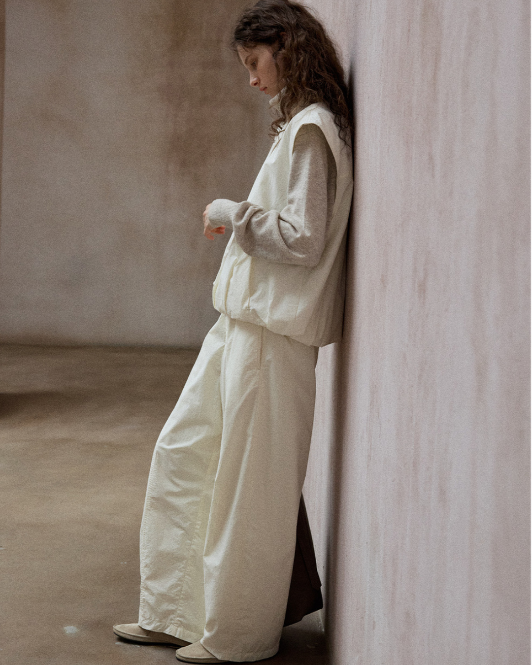 裏起毛シミターカジュアルパンツ 10179