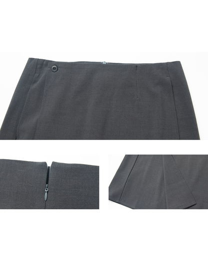 バックスリットラップロングスカート 10203