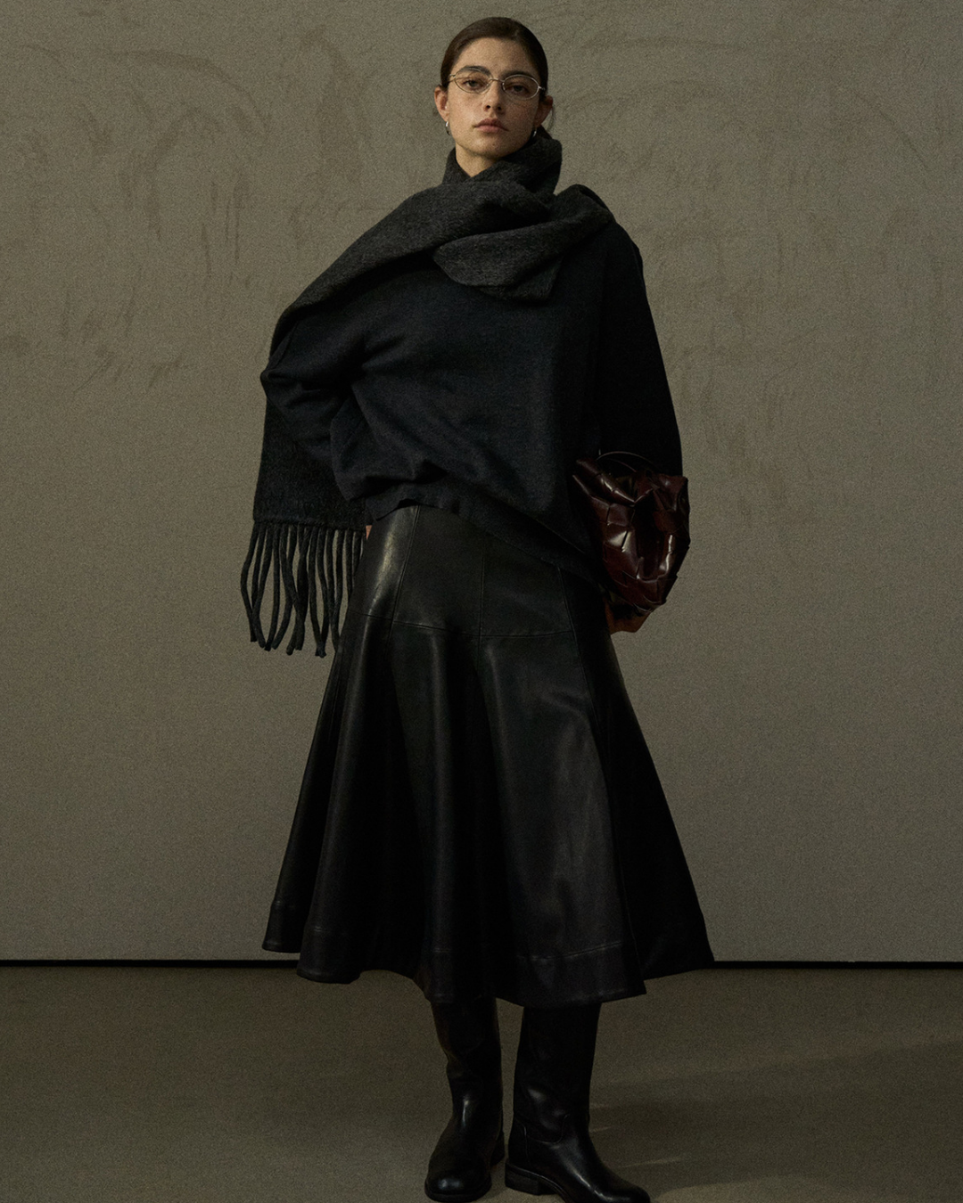 Aラインミディスカート 10299