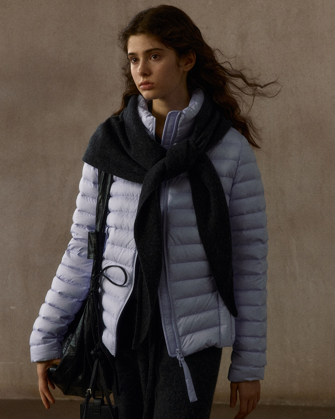 スタンドカラーショートスリムコート 10305