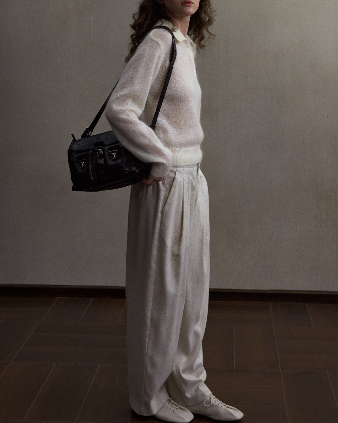 コンテンポラリーニットポロ 10500