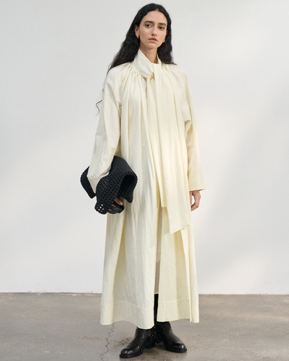 サイレントスカーフロングワンピース 10429